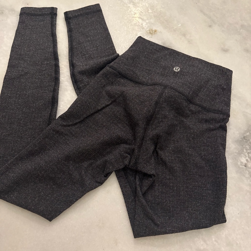 lululemon athletica Dark Heather Gray High-Rise Leggings